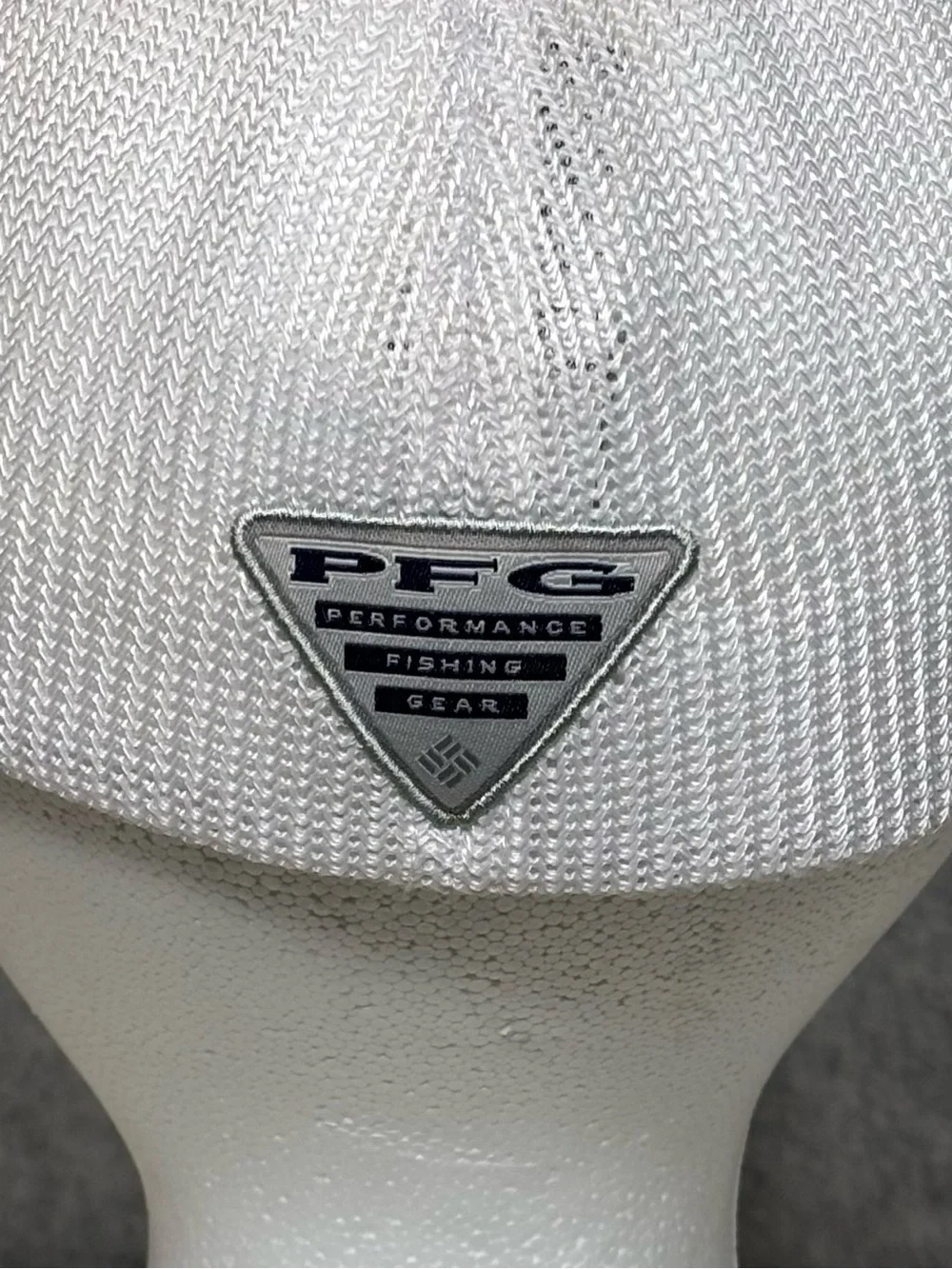Columbia PFG (Performance Fishing Gear) Mesh Trucker Cap-Blue/White/Red-Large/XL